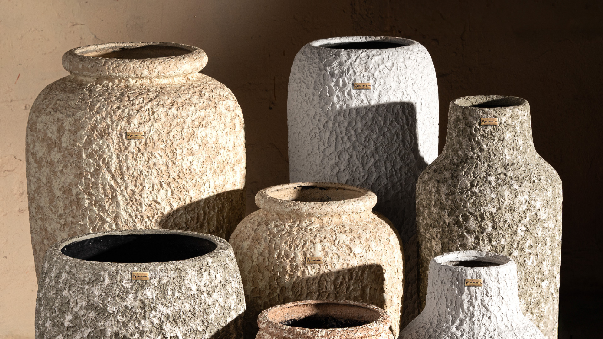 Vaso Alabastro em ambiente premium